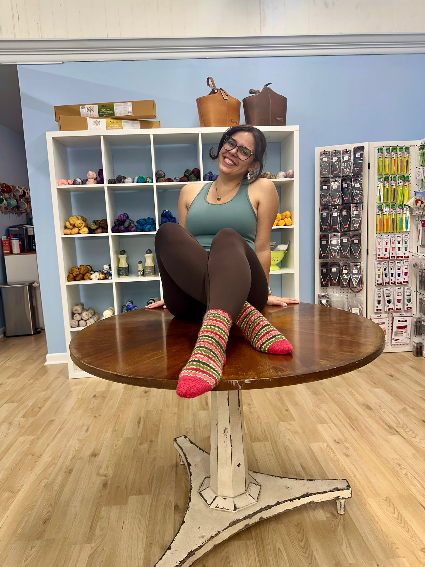 My First Sock – Sundays, May 2, 16, and 30 from 11am-1pm